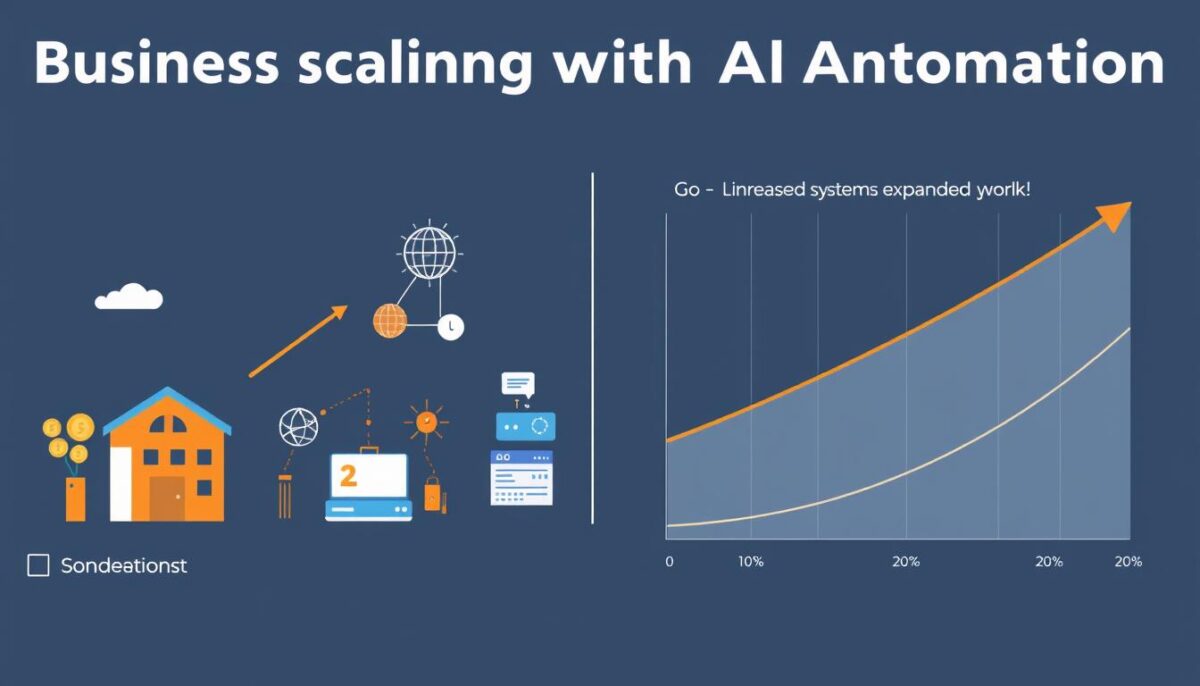 Business scaling operations with AI automation